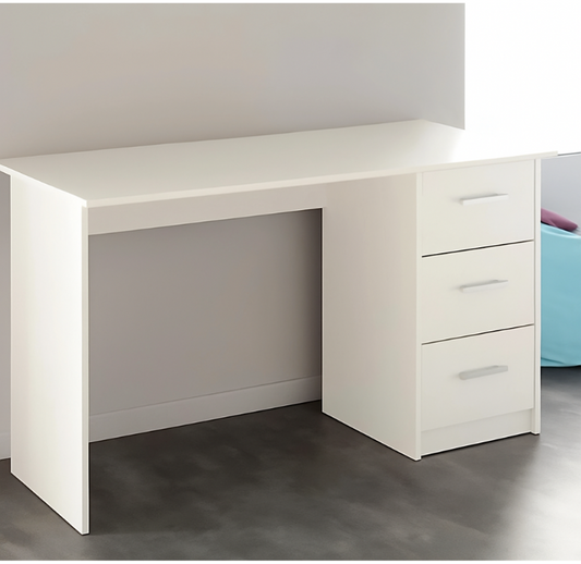 Bureau MDF Confortable – 3 Tiroirs - AluDecoDesign