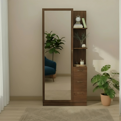 Armoire de beauté avec grande miroir et tiroirs de rangement