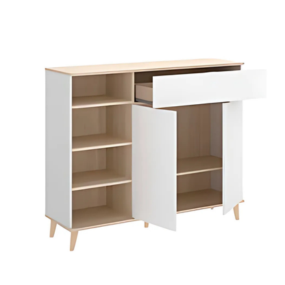 Buffet de Rangement Moderne en Bois – Compact et Fonctionnel