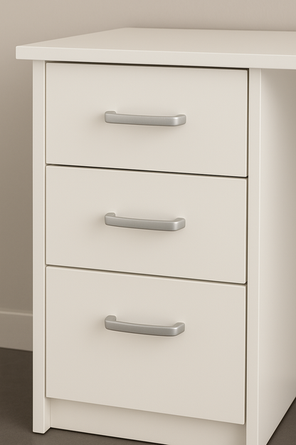 Bureau MDF Confortable – 3 Tiroirs - AluDecoDesign