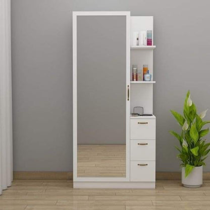 Armoire de beauté avec grande miroir et tiroirs de rangement