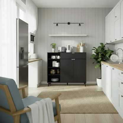 Buffet de Rangement Moderne en Bois – Compact et Fonctionnel